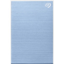 Seagate One Touch STKY1000402 1 TB Portable Hard Drive - External - Light Blue
