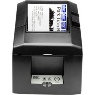 Star Micronics TSP654IIU Direct Thermal Printer - Monochrome - Wall Mount - Receipt Print - USB - With Cutter - Grey