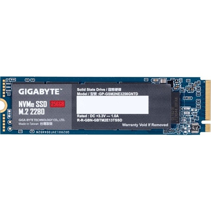 Gigabyte GP-GSM2NE3256GNTD 256 GB Solid State Drive - M.2 2280 Internal - PCI Express NVMe (PCI Express NVMe 3.0 x4)