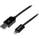 StarTech.com 1m (3ft) Black AppleÂ&reg; 8-pin Lightning Connector to USB Cable for iPhone / iPod / iPad