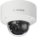 Bosch FlexiDome 8.3 Megapixel Indoor 4K Network Camera - Color, Monochrome - 1 Pack - Dome - White