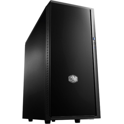 Cooler Master Silencio SIL-452-KKN1 Computer Case - ATX Motherboard Supported - Mid-tower - Polymer, Steel - Midnight Black