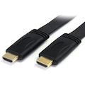 StarTech.com 5m Flat High Speed HDMI Cable with Ethernet - Ultra HD 4k x 2k HDMI Cable - HDMI to HDMI M/M - Flat HDMI Cable