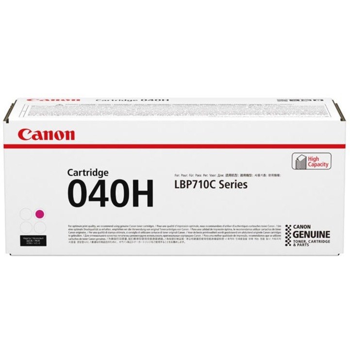 Canon 040H Original High Yield Laser Toner Cartridge - Magenta Pack