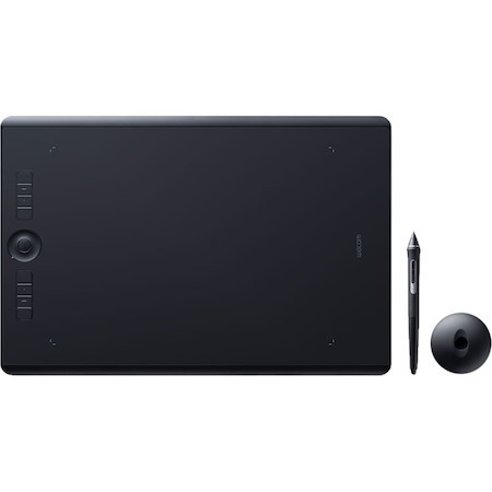 Wacom Intuos Pro PTH-660 Graphics Tablet - 5080 lpi - Touchscreen - Multi-touch Screen - Wired/Wireless - Black