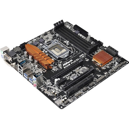 ASRock B150M Pro4/D3 Desktop Motherboard - Intel B150 Chipset - Socket H4 LGA-1151 - Micro ATX