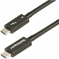 StarTech.com 1.6ft/50cm Thunderbolt 4 Cable, 40Gbps, 100W PD, 4K/8K Video, Intel-Certified, Compatible w/Thunderbolt 3/USB 3.2/DisplayPort