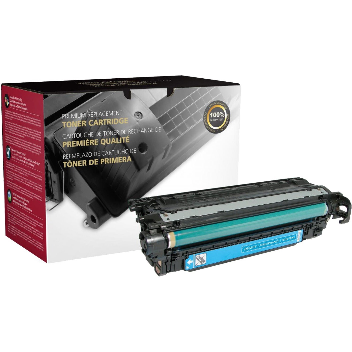 Clover Technologies Remanufactured Extended Yield Laser Toner Cartridge - Alternative for HP 507A (CE401A, CE401A(J)) - Cyan Pack