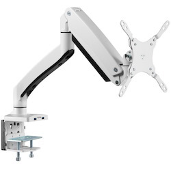 SIIG Single Monitor Gas Spring Aluminum Desk Monitor Arm with USB and Audio Ports - 17" to 49"