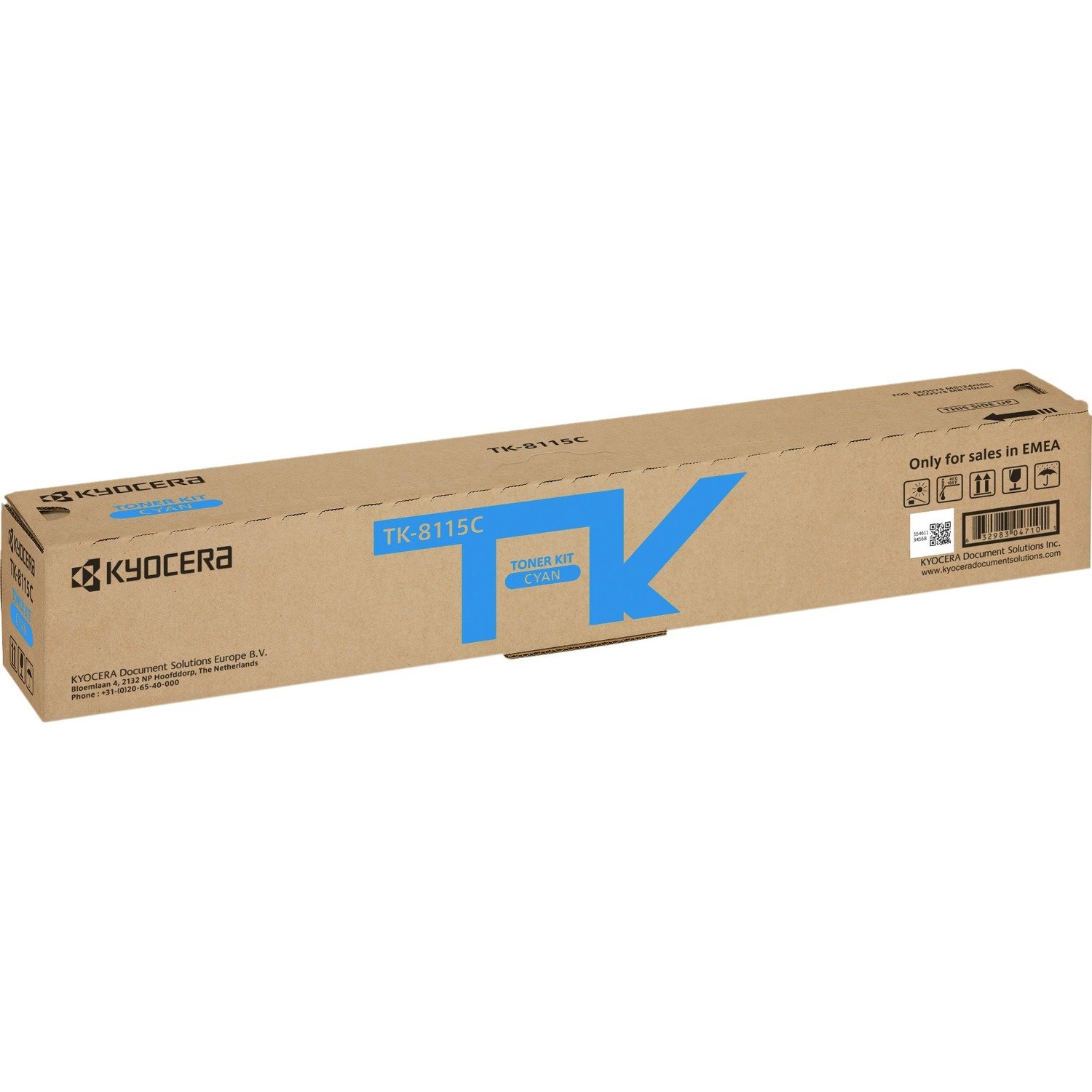 Kyocera TK-8115C Original Laser Toner Cartridge - Cyan Pack