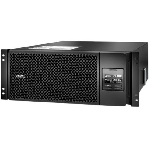 SRT6KRMXLI - APC by Schneider Electric Smart-UPS Online UPS 6 kVA / 6kW Hardwired In/output 50Amp Single Phase  Includes: + 3 Year Parts Warranty + Rack mounting kit + AP9631 Network management card + AP9335T Temperature Sensor