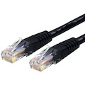 StarTech.com 6ft CAT6 Ethernet Cable - Black Molded Gigabit - 100W PoE UTP 650MHz - Category 6 Patch Cord UL Certified Wiring/TIA