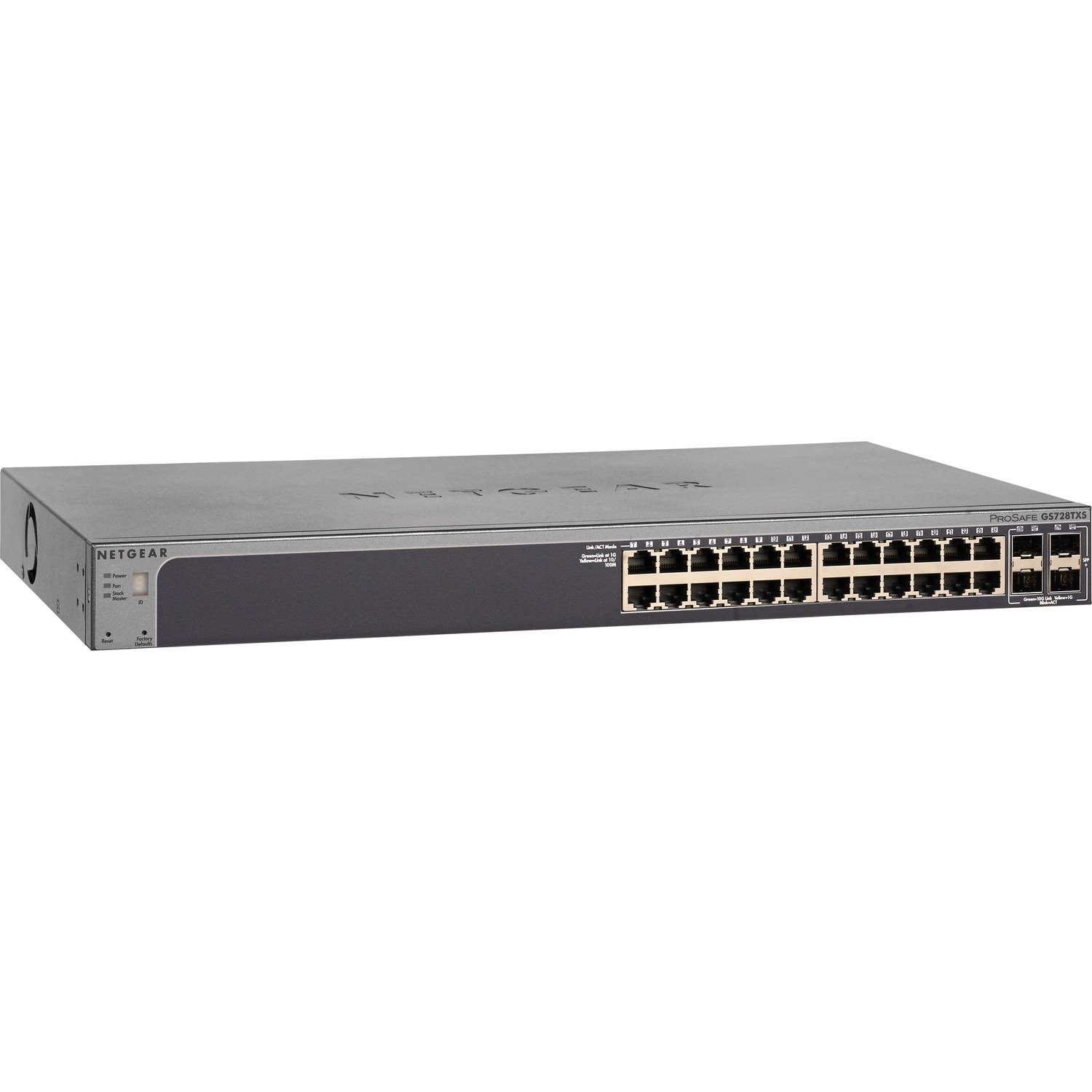 Netgear ProSafe S3300 S3300-28X-PoE+ 24 Ports Manageable Ethernet Switch - 10/100/1000Base-T, 10GBase-X