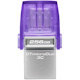 Kingston DataTraveler microDuo 3C DTDUO3CG3 256 GB USB 3.2 (Gen 1) Type C Flash Drive - Purple