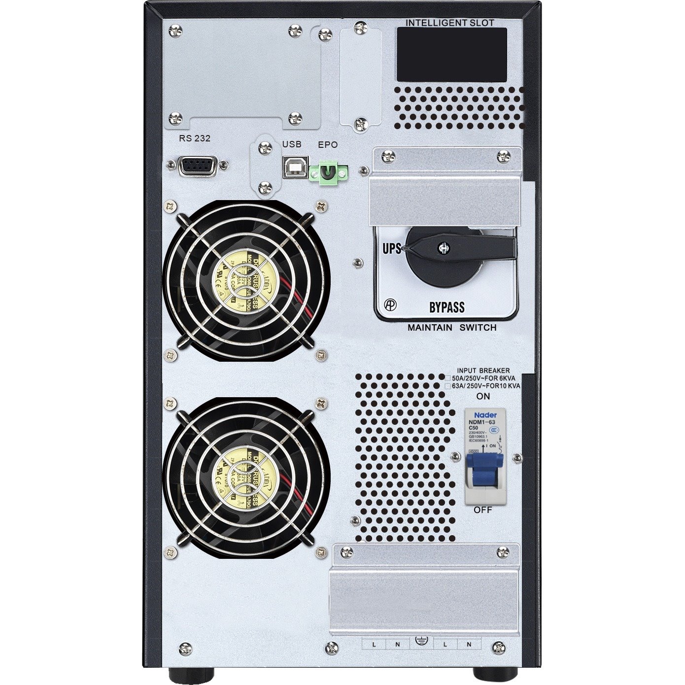 APC by Schneider Electric Easy UPS SRVPM6KIL Double Conversion Online UPS - 6 kVA/6 kW