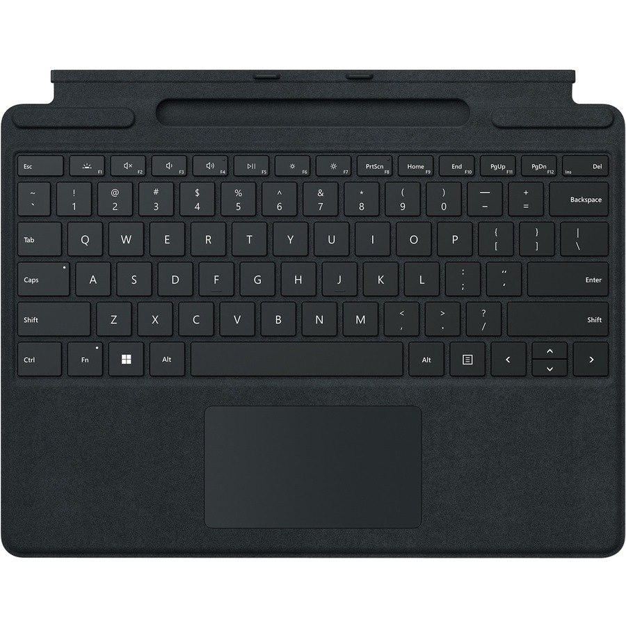 Microsoft Signature Keyboard/Cover Case for 13" Microsoft Surface Pro 7+, Surface Pro, Surface Pro 4, Surface Pro 3, Surface Pro 6, Surface Pro 7, Surface Pro 8, Surface Pro X Tablet - Black