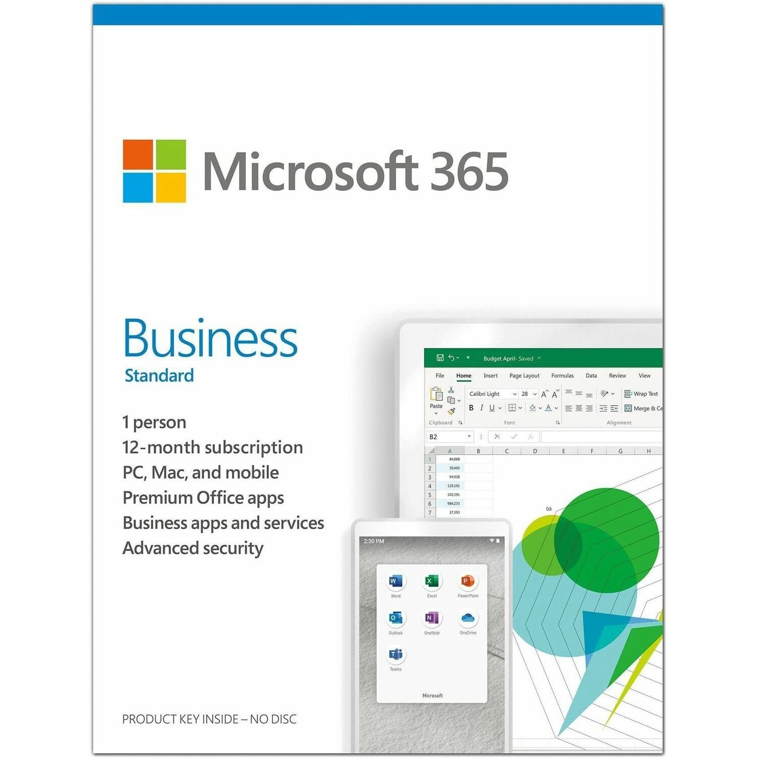 Microsoft 365 Business Standard - Box Pack - 1 User, 5 Devices - 1 Year