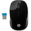 HP 200 Mouse - Radio Frequency - USB - Optical - 2 Button(s) - Black