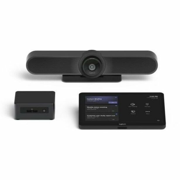 Logitech Small Room Tap + MeetUp + ASUS NUC for Microsoft Teams Rooms