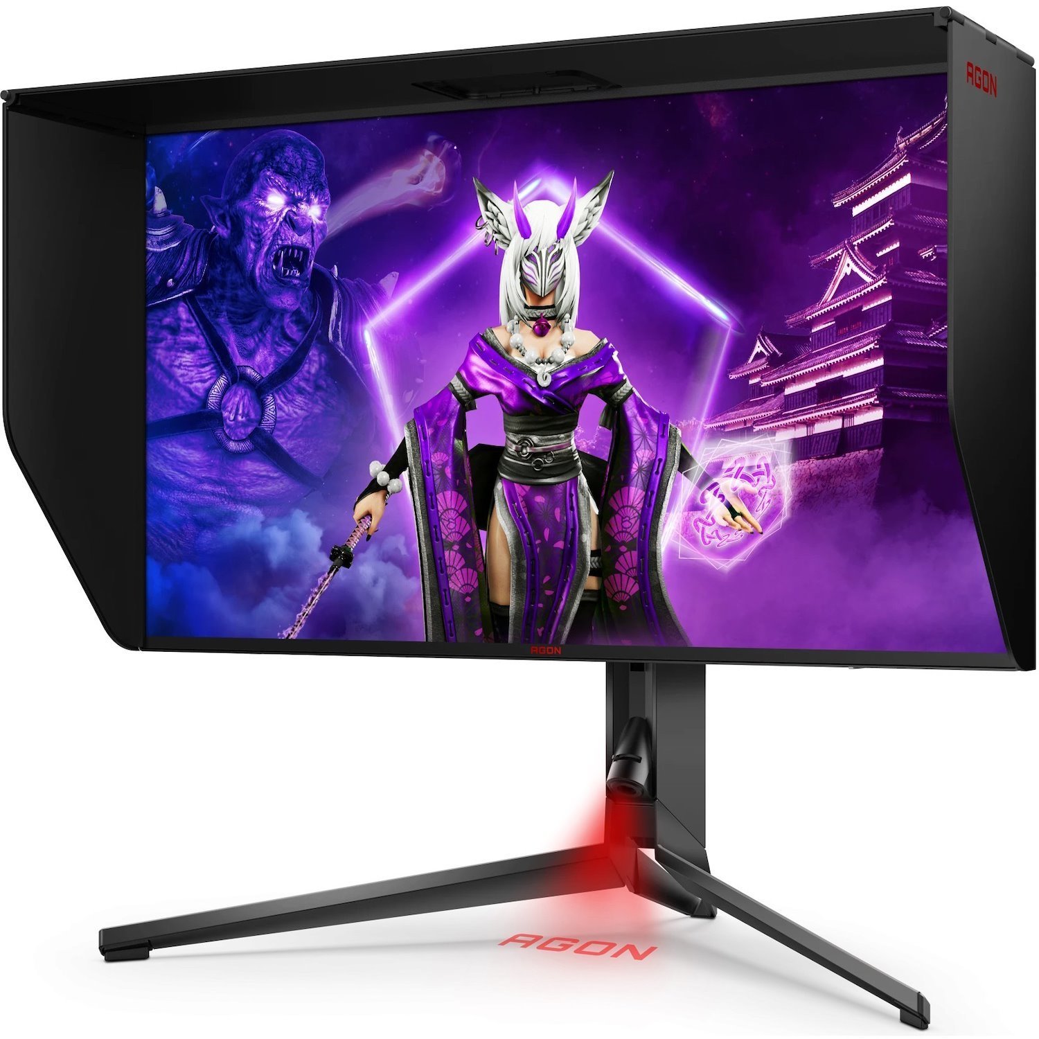 AOC AGON PRO AG274UXP 27" Class 4K UHD Gaming LCD Monitor - 16:9 - Black, Red