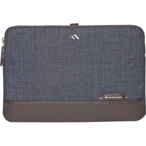Brenthaven Collins Carrying Case (Sleeve) for 11" Apple, Microsoft Notebook, MacBook Air - Indigo Chambray