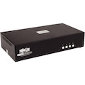 Tripp Lite Secure KVM Switch 4-Port Dual-Monitor Secure KVM Switch HDMI 4K NIAP PP3.0 Audio CAC TAA