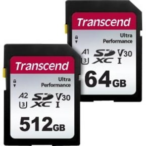 Transcend TS64GSDC340S 64 GB UHS-I (U3) V30 SDXC - 25 Pack