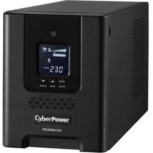 CyberPower Professional Tower PR2200ELCDSL Line-interactive UPS - 2.20 kVA/1.98 kW