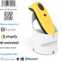 Socket Mobile SocketScan S740 Handheld Barcode Scanner - Wireless Connectivity - Yellow, White