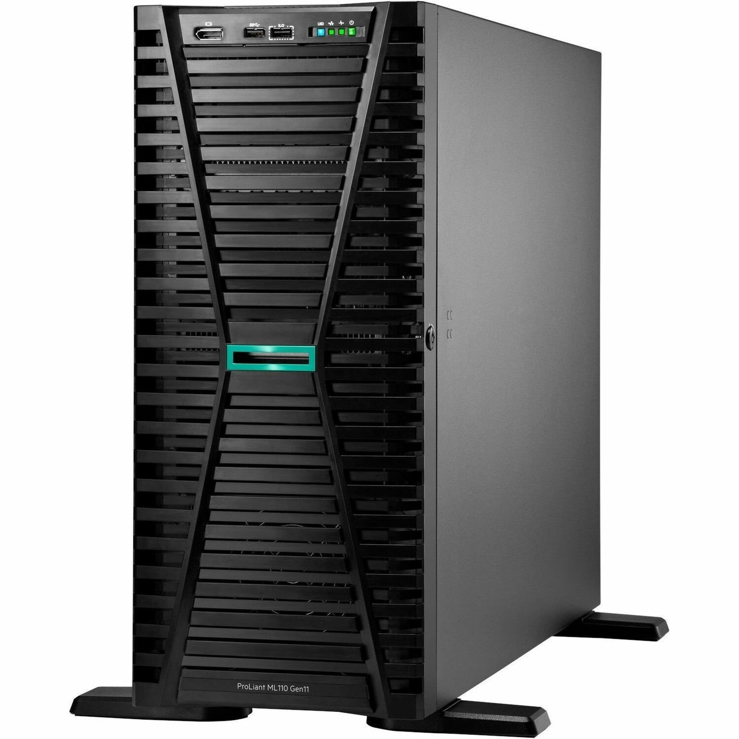 HPE ProLiant ML110 G11 4.5U Tower Server - 1 x Intel Xeon Silver 4514Y 2 GHz - 64 GB RAM - 1.92 TB SSD - (2 x 960GB) SSD Configuration - Serial ATA, Serial Attached SCSI (SAS) Controller - Smart Choice