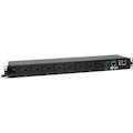 Tripp Lite by Eaton 1.4kW Single-Phase Switched PDU, LX Interface, 120V Outlets (8 5-15R), NEMA 5-15P, 12 ft. (3.66 m) Cord, 1U Rack, TAA