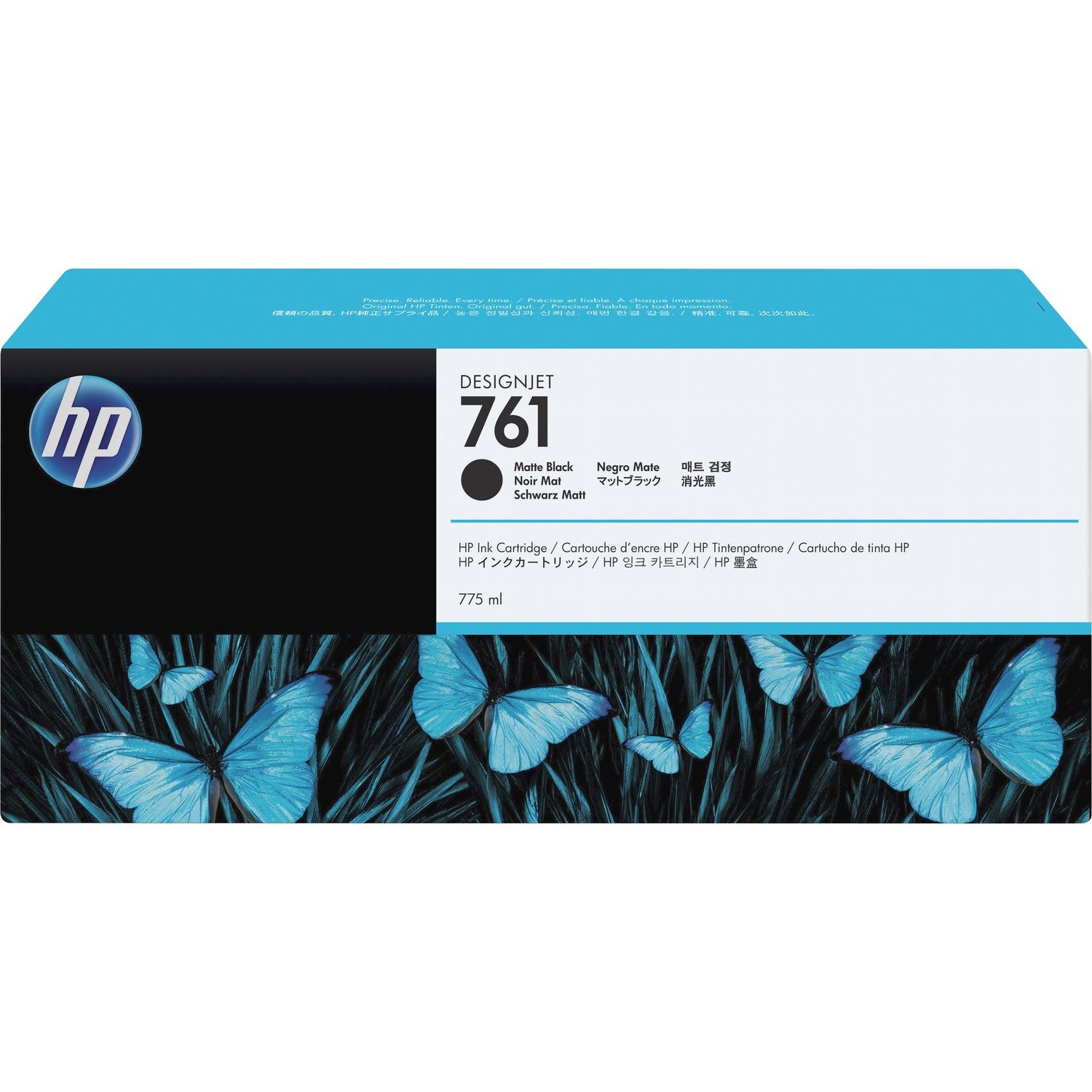 HP 761 Original Inkjet Ink Cartridge - Matte Black - 1 / Each