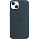 Apple Silicone Case for Apple iPhone 13 Smartphone - Abyss Blue