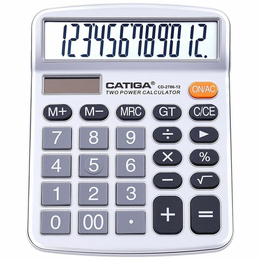 Adesso Catiga-12 Dig Basic Calculator