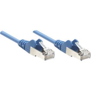 Intellinet Network Patch Cable, Cat6, 7.5m, Blue, CCA, U/UTP, PVC, RJ45, Gold Plated Contacts, Snagless, Booted, Lifetime Warranty, Polybag