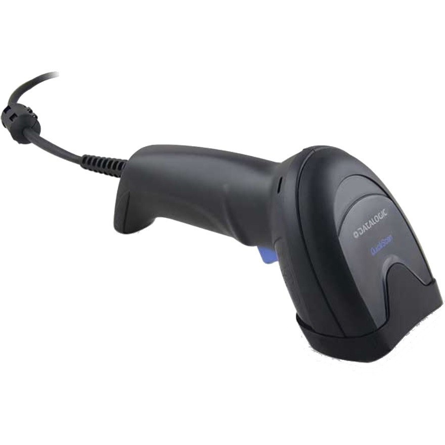 Datalogic QuickScan QD2590 Retail, Hospitality, Government Handheld Barcode Scanner - Cable Connectivity - Black