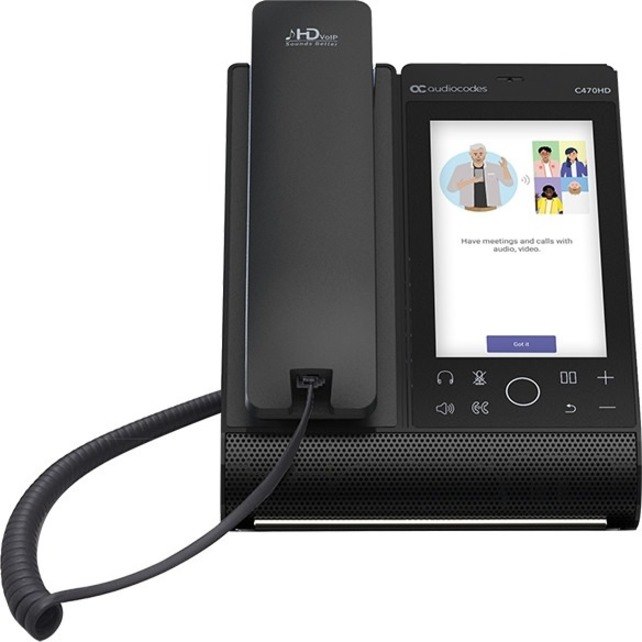 AudioCodes C470HD IP Phone - Corded - Corded - Wall Mountable