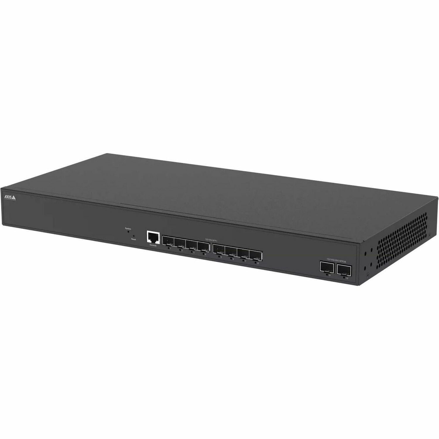 AXIS D8308 Manageable Ethernet Switch - 10 Gigabit Ethernet, 25 Gigabit Ethernet - 10GBase-SR/LR, 25GBase-LR/SR - Black - TAA Compliant