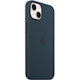Apple Silicone Case for Apple iPhone 13 Smartphone - Abyss Blue