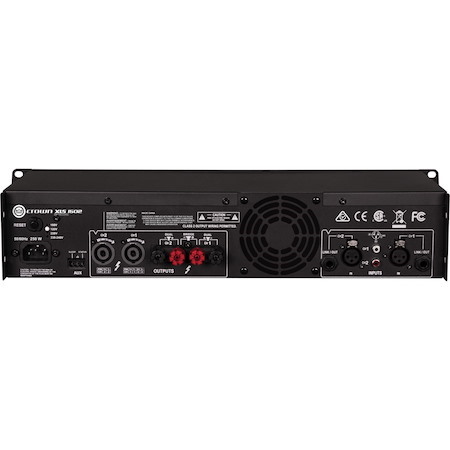 Crown XLS DriveCore 2 1502 Amplifier - 1500 W RMS - 2 Channel - Black