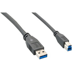 ENET USB 3.0 A Male to B Male 3FT Black Cable