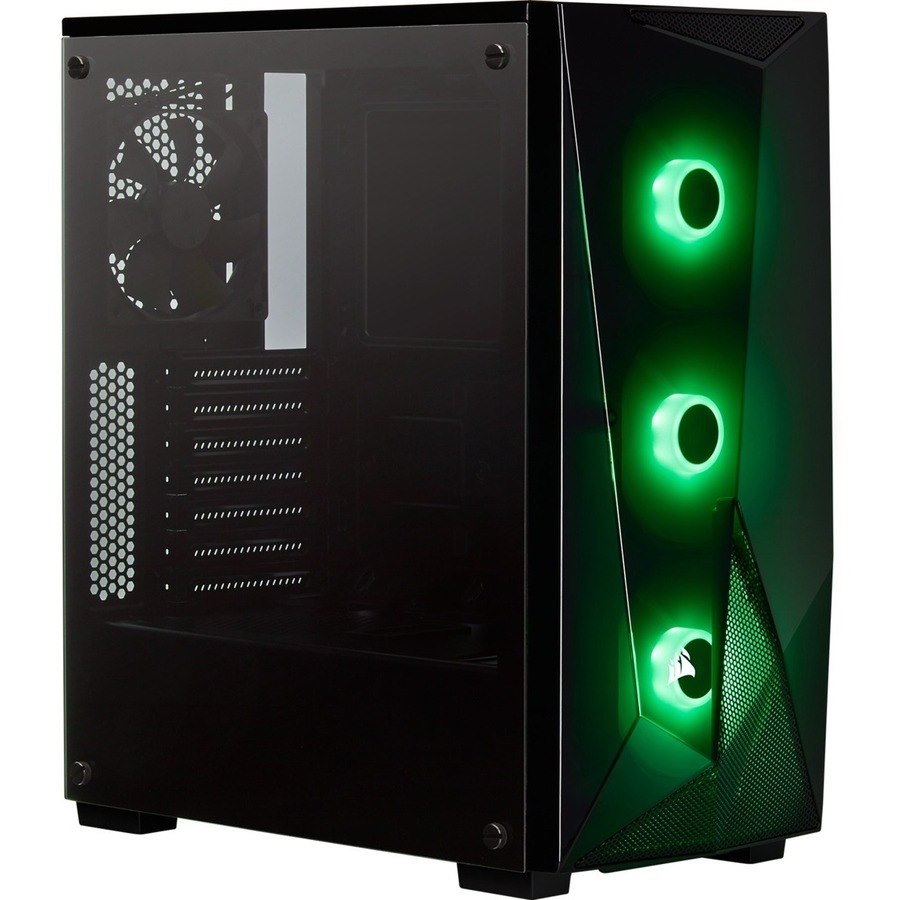 Corsair Carbide SPEC-DELTA Gaming Computer Case - Mini ITX, Micro ATX, ATX Motherboard Supported - Mid-tower - Steel, Tempered Glass - Black
