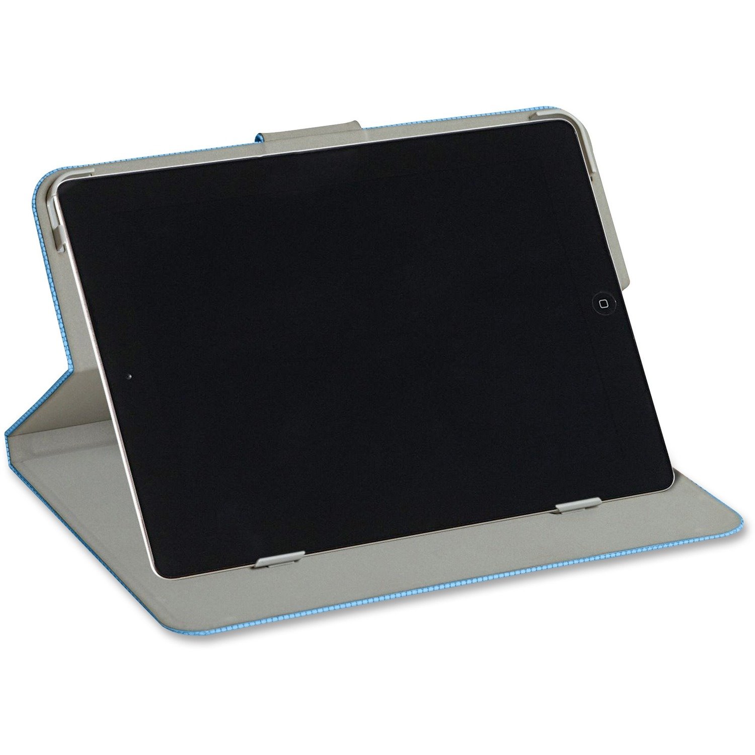 Verbatim Folio Carrying Case (Book Fold) Apple iPad Air Tablet - Aqua Blue