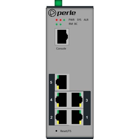 Perle IDS-205-XT - Industrial Managed Ethernet Switch