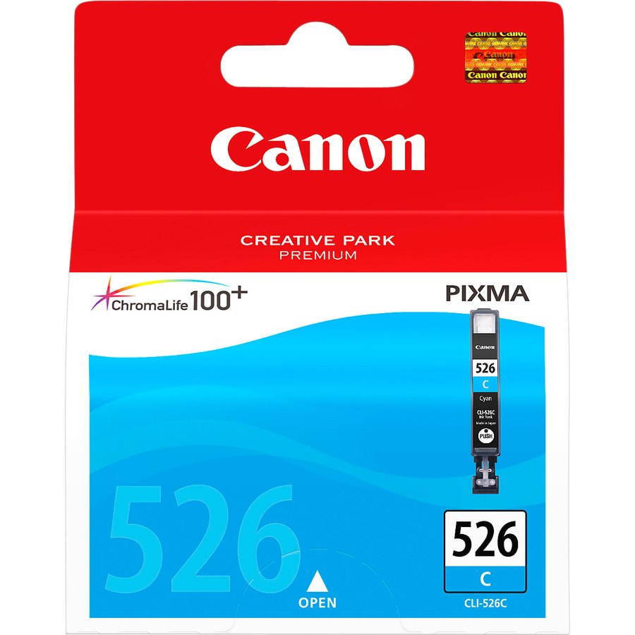 Canon CLI526C Original Inkjet Ink Cartridge - Cyan - 1 / Pack