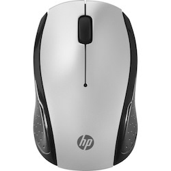 HP 201 Mouse - Radio Frequency - 3 Button(s) - Silver