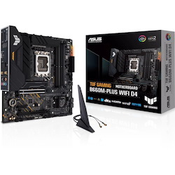 TUF GAMING B660M-PLUS WIFI D4 Gaming Desktop Motherboard - Intel B660 Chipset - Socket LGA-1700 - Intel Optane Memory Ready - Micro ATX