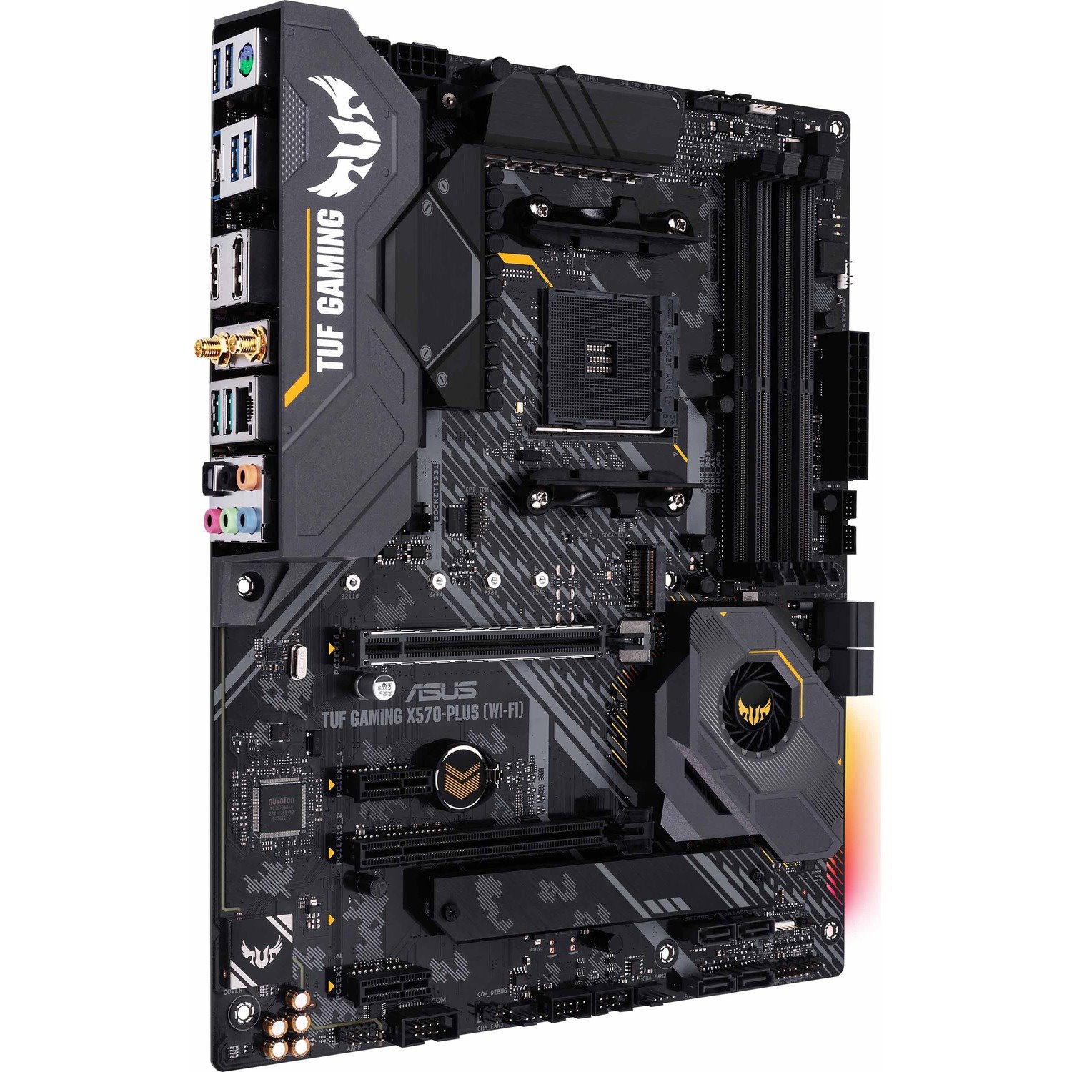 TUF GAMING X570-PLUS (WI-FI) Desktop Motherboard - AMD Chipset - Socket AM4 - ATX
