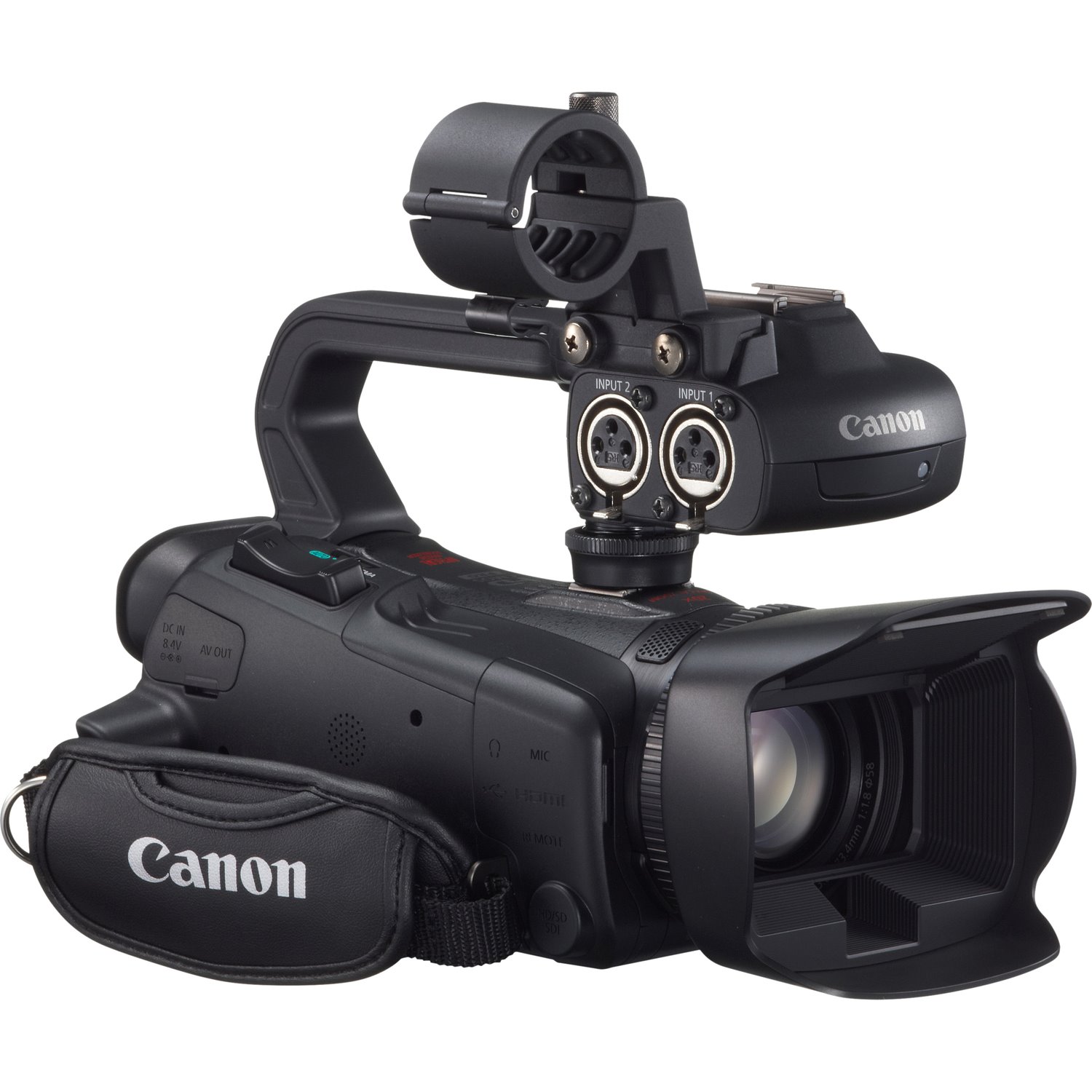 Canon XA25 Digital Camcorder - 8.9 cm (3.5") OLED Touchscreen - 1/2.84" CMOS - Full HD