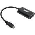 Tripp Lite USB C to DisplayPort Video Adapter Converter 4K x 2K @ 60Hz, Black, USB Type C to DP, USB-C, USB Type-C 6in